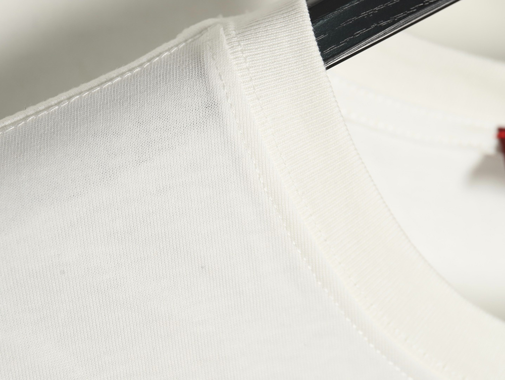 Gucci obscure embroidered letter short sleeves