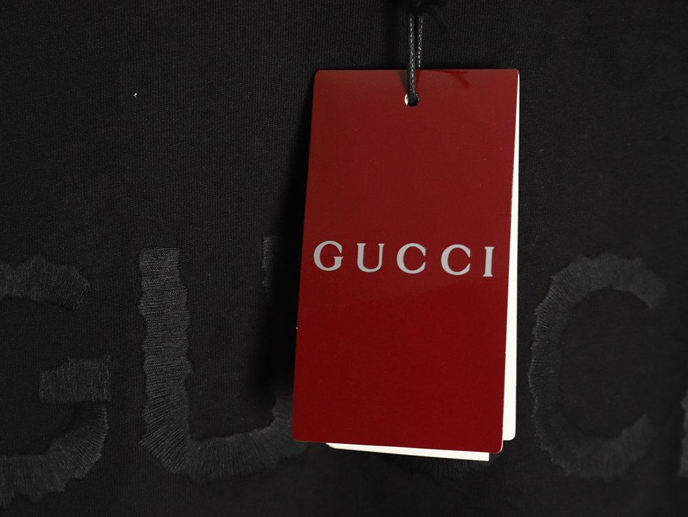 Gucci obscure embroidered letter short sleeves TSK1