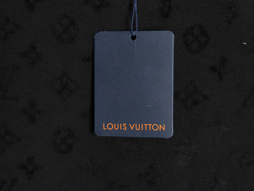 Louis Vuitton jacquard patchwork knitted short-sleeved T-shirt