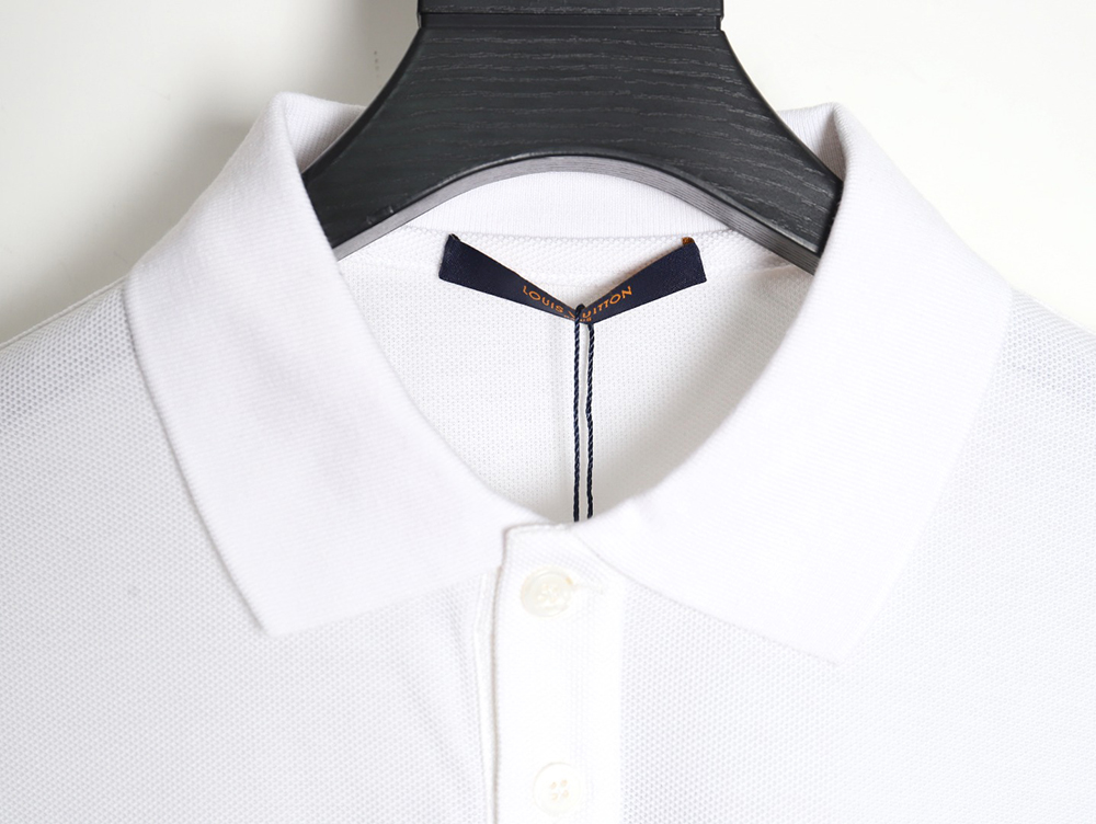 Louis Vuitton letter embroidery logo short-sleeved polo shirt