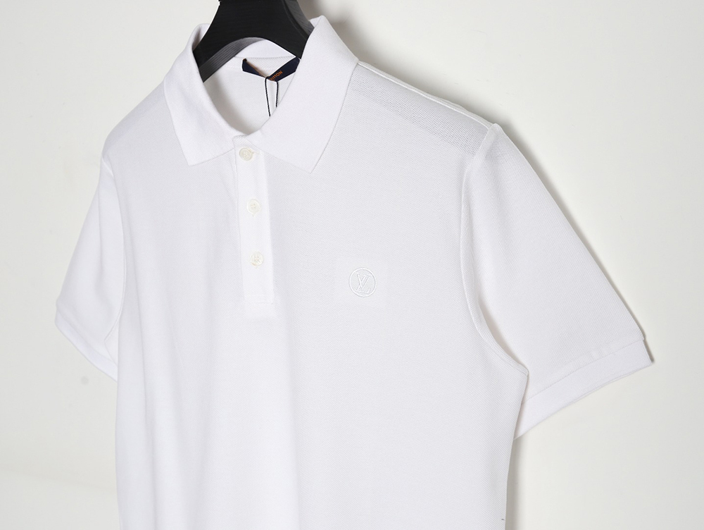 Louis Vuitton letter embroidery logo short-sleeved polo shirt