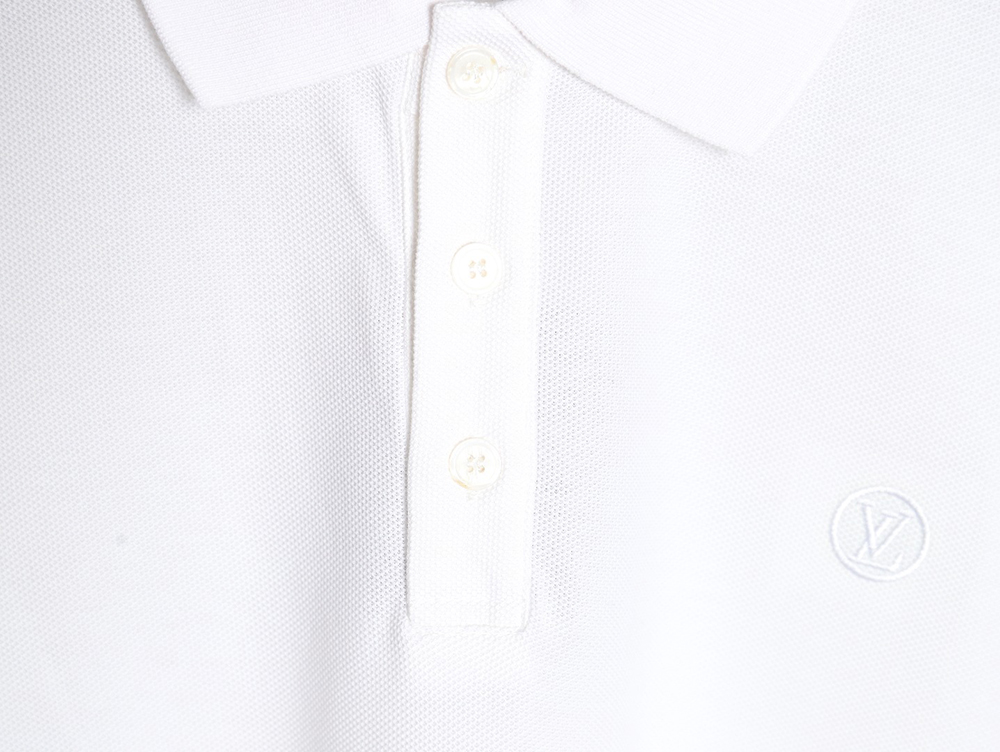 Louis Vuitton letter embroidery logo short-sleeved polo shirt