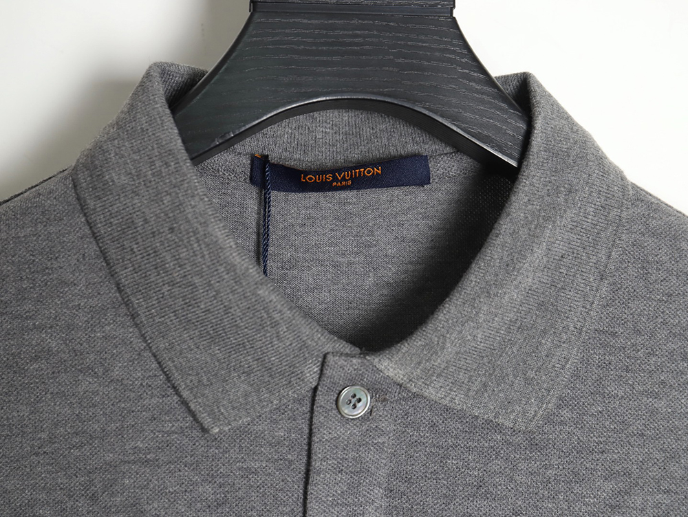 Louis Vuitton letter embroidery logo short-sleeved polo shirt TSK1
