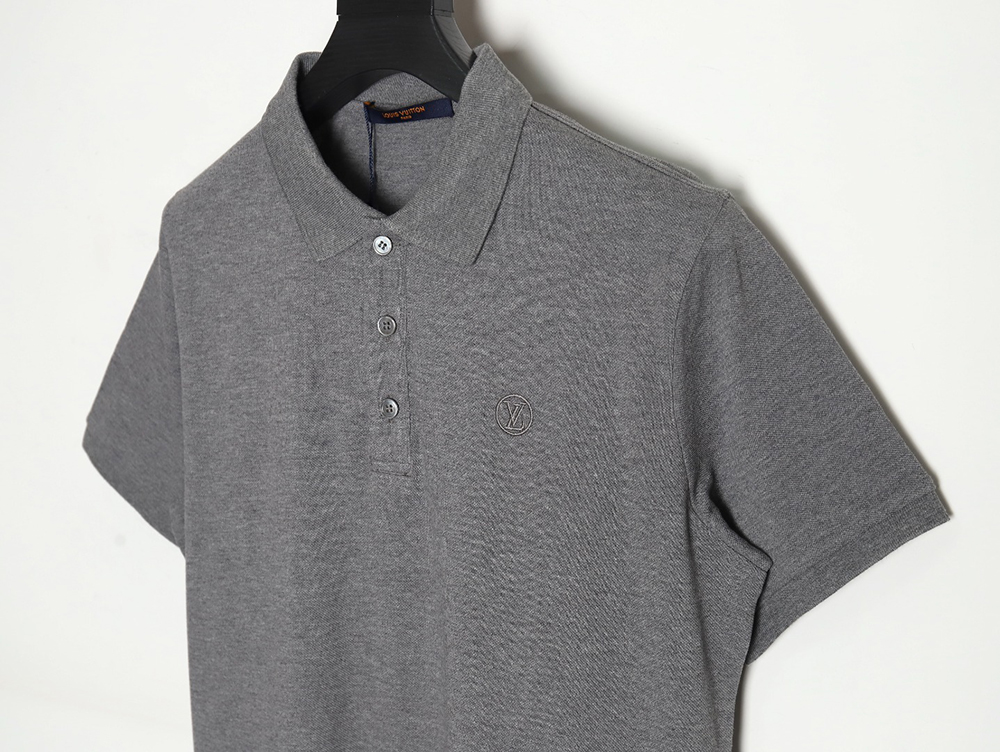 Louis Vuitton letter embroidery logo short-sleeved polo shirt TSK1