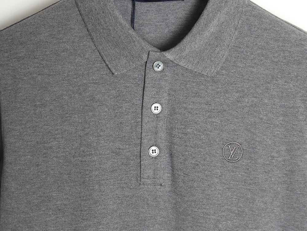 Louis Vuitton letter embroidery logo short-sleeved polo shirt TSK1