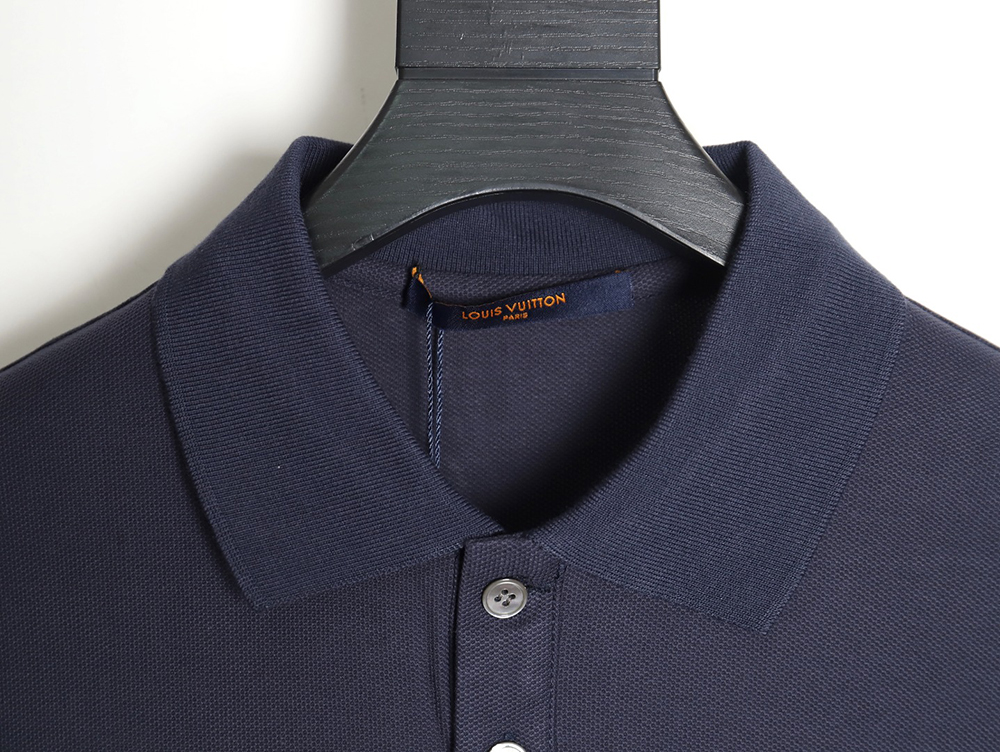 Louis Vuitton letter embroidery logo short-sleeved polo shirt TSK2