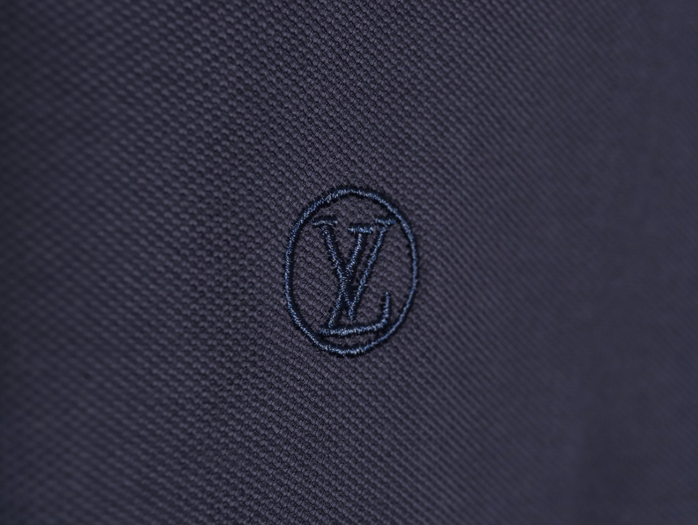 Louis Vuitton letter embroidery logo short-sleeved polo shirt TSK2