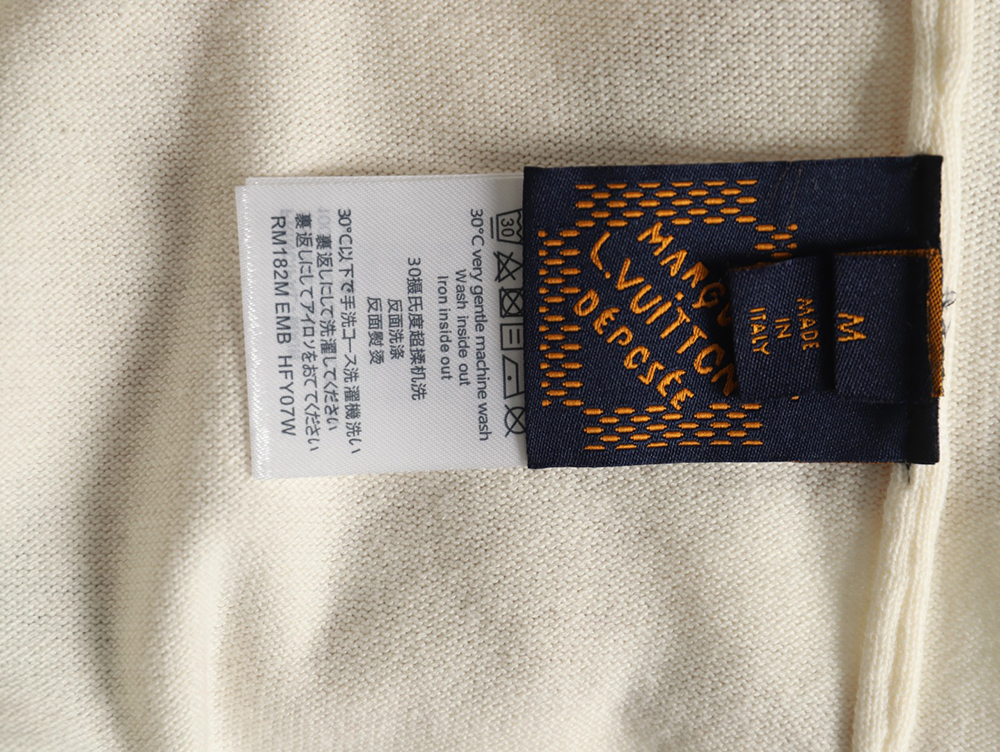 Louis Vuitton Tyler co-branded floral jacquard knitted short sleeves