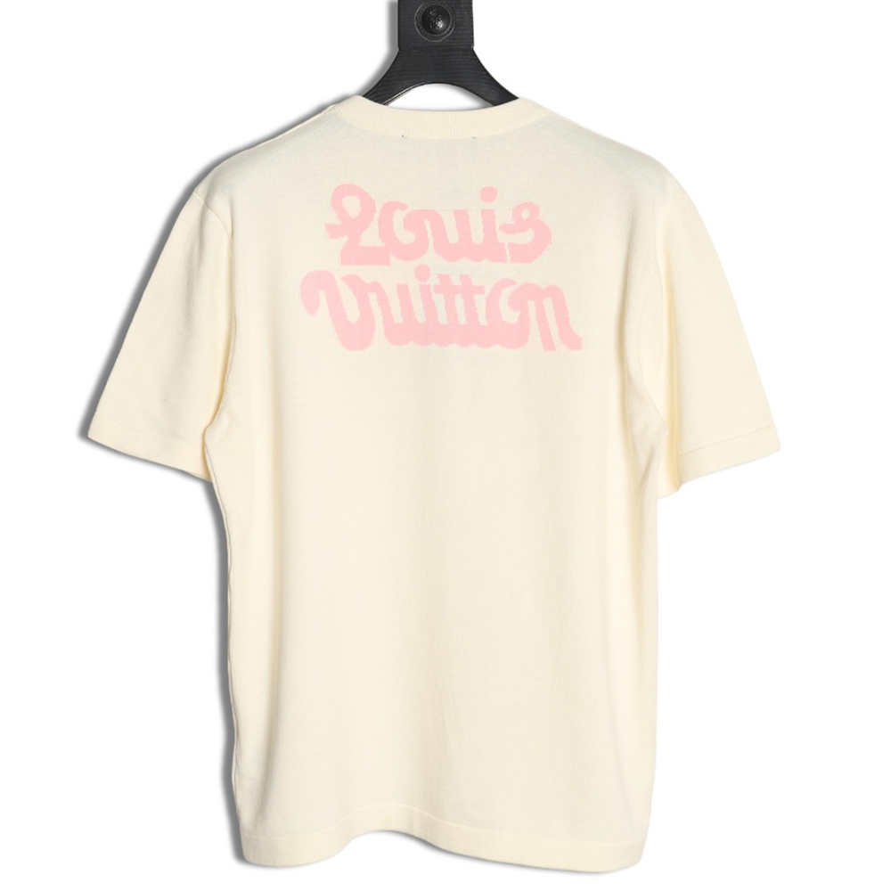 Louis Vuitton Tyler co-branded floral jacquard knitted short sleeves