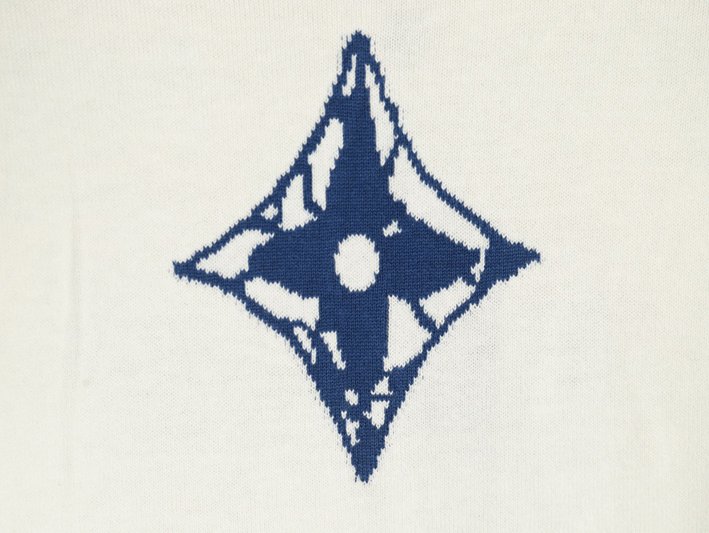 Louis Vuitton jacquard logo knitted short sleeves