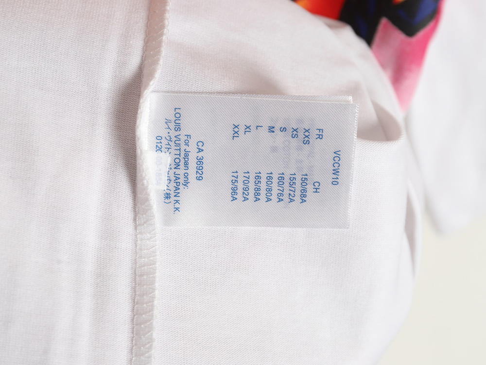 Louis Vuitton flame lettering print short sleeves