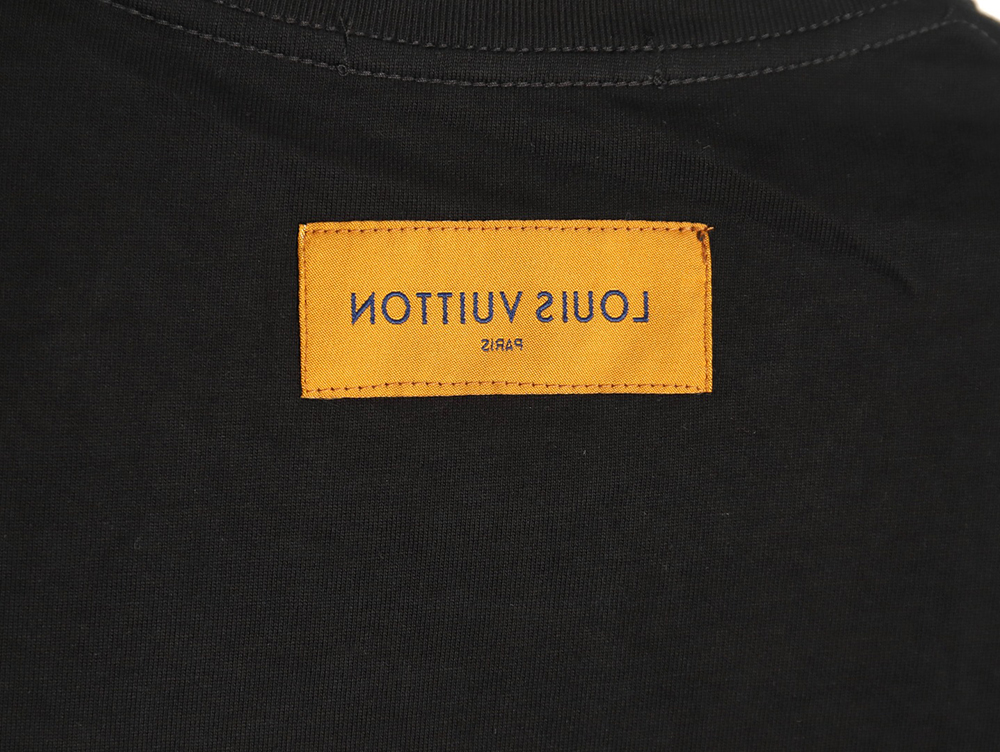 Louis Vuitton flame lettering print short sleeves TSK1