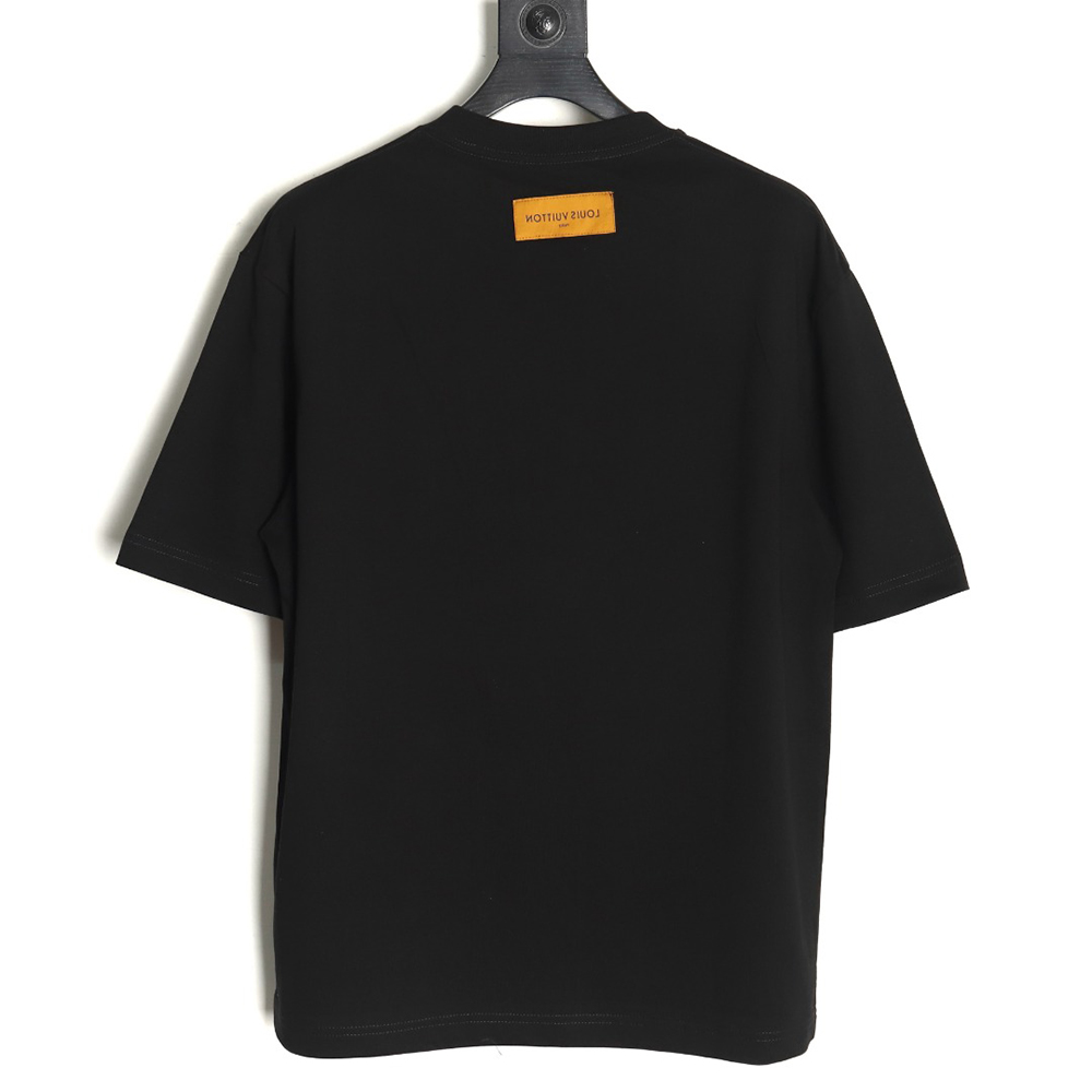 Louis Vuitton flame lettering print short sleeves TSK1