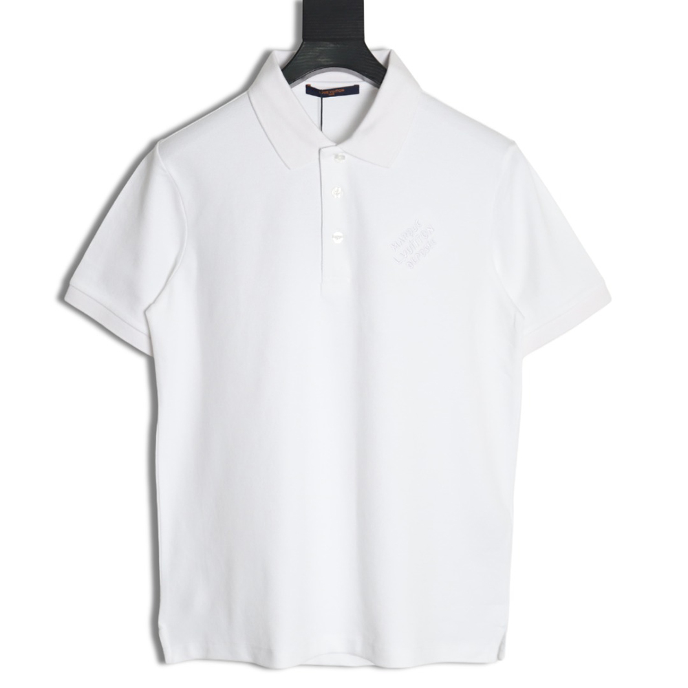 Louis Vuitton embroidered signature short-sleeved polo shirt