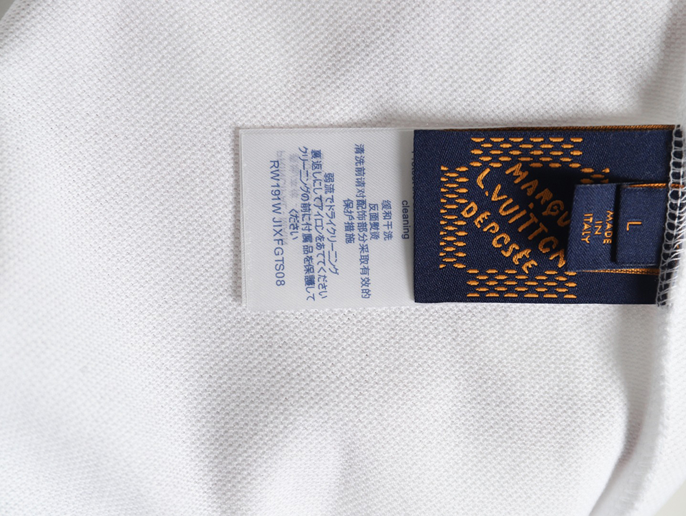 Louis Vuitton embroidered signature short-sleeved polo shirt