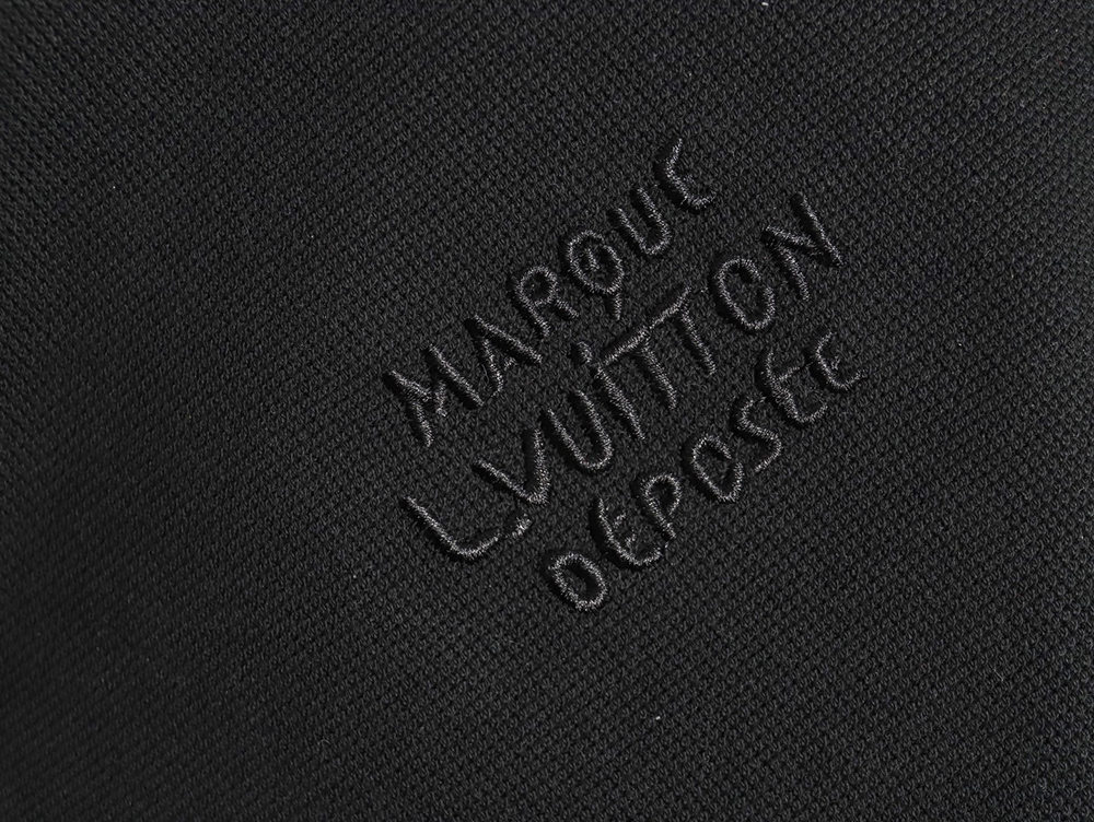 Louis Vuitton embroidered signature short-sleeved polo shirt TSK1