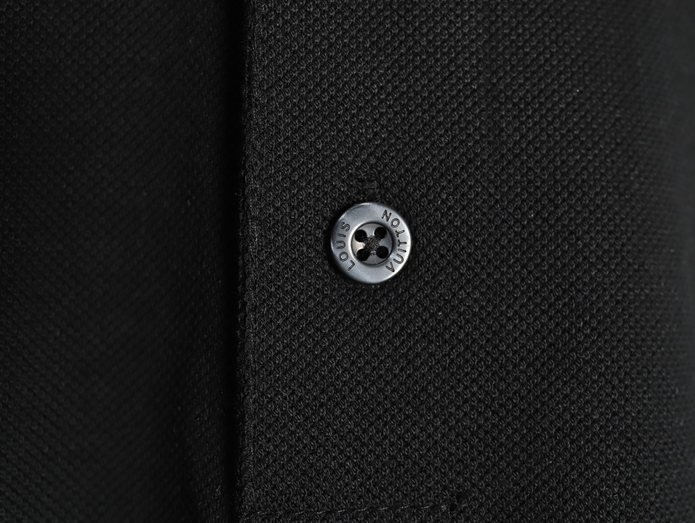 Louis Vuitton embroidered signature short-sleeved polo shirt TSK1