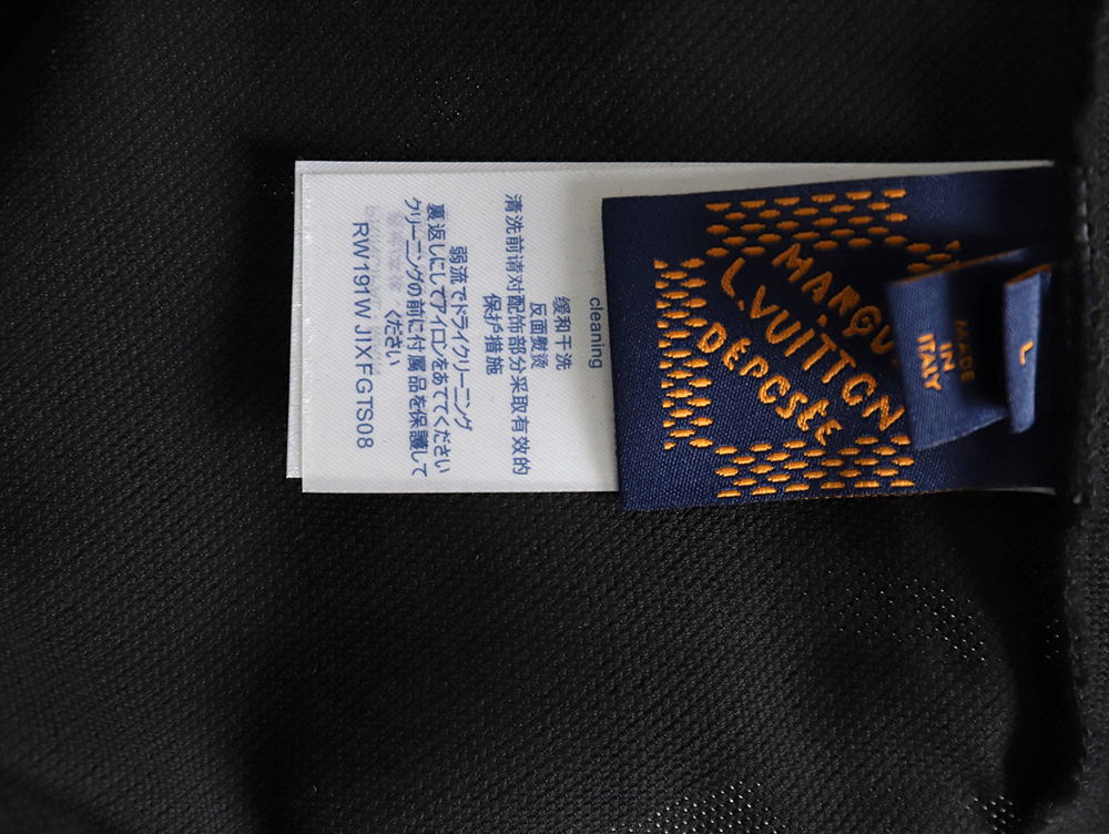Louis Vuitton embroidered signature short-sleeved polo shirt TSK1