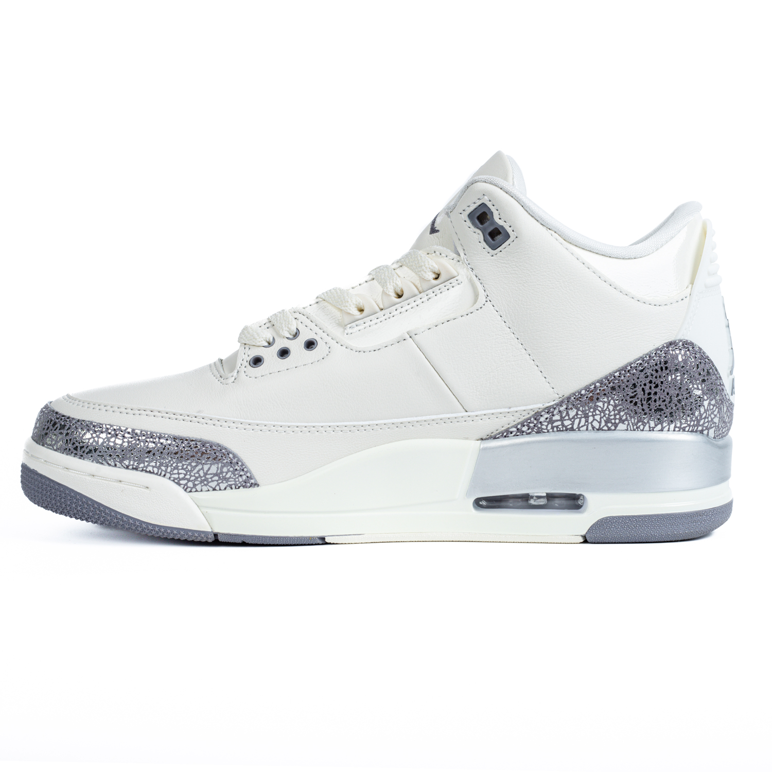Air Jordan 3 Retro ''Sail Metallic Silver''