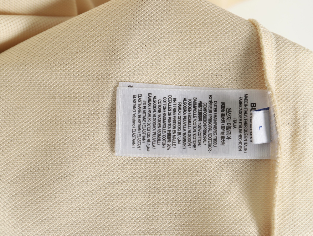 Burberry Check Collar Short Sleeve POLO Shirt