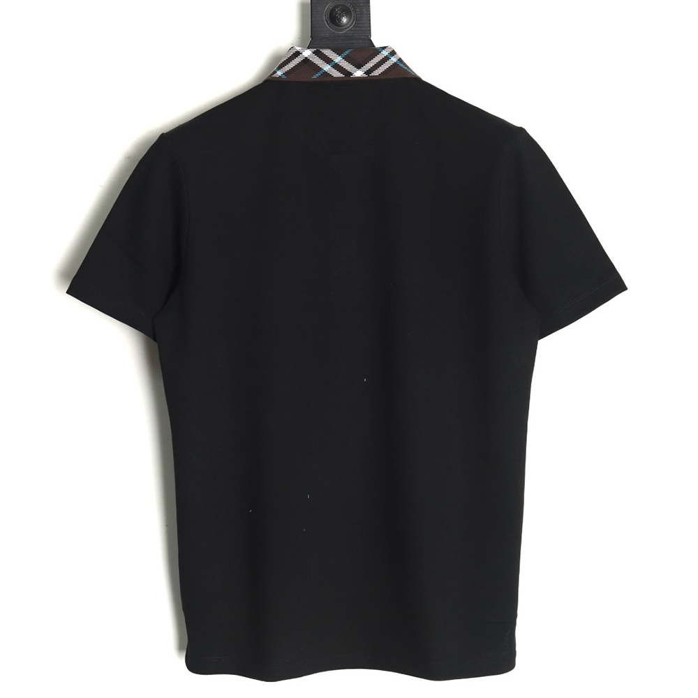 Burberry Check Collar Short Sleeve POLO Shirt TSK1