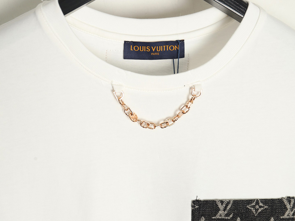 Louis Vuitton denim pocket short sleeves