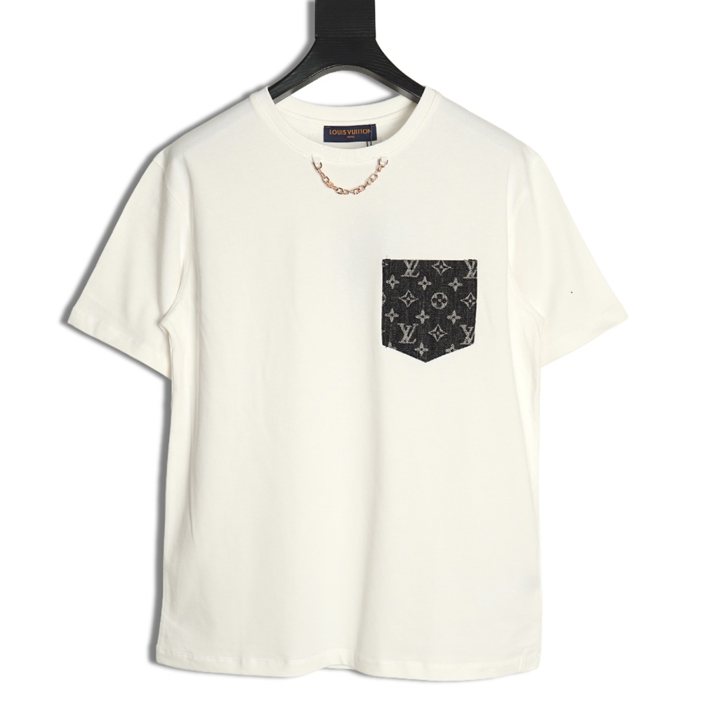 Louis Vuitton denim pocket short sleeves