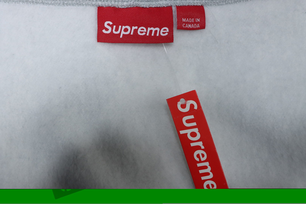 Supreme chest embroidered logo hooded sweatshirt