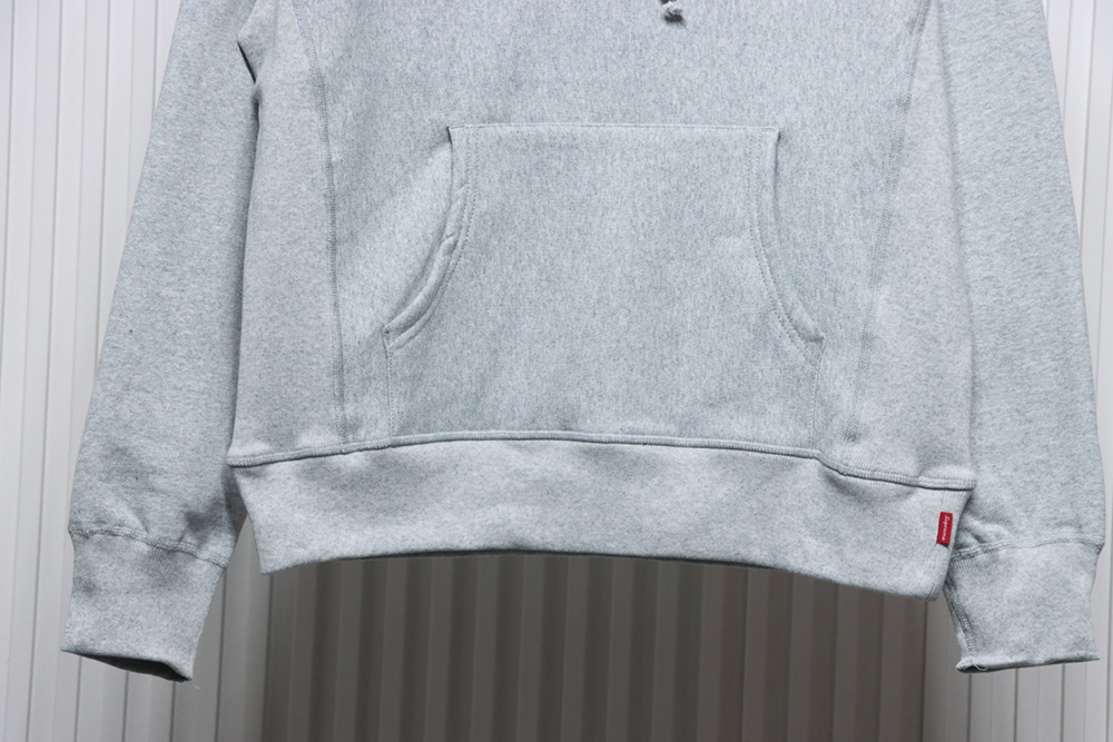 Supreme chest embroidered logo hooded sweatshirt