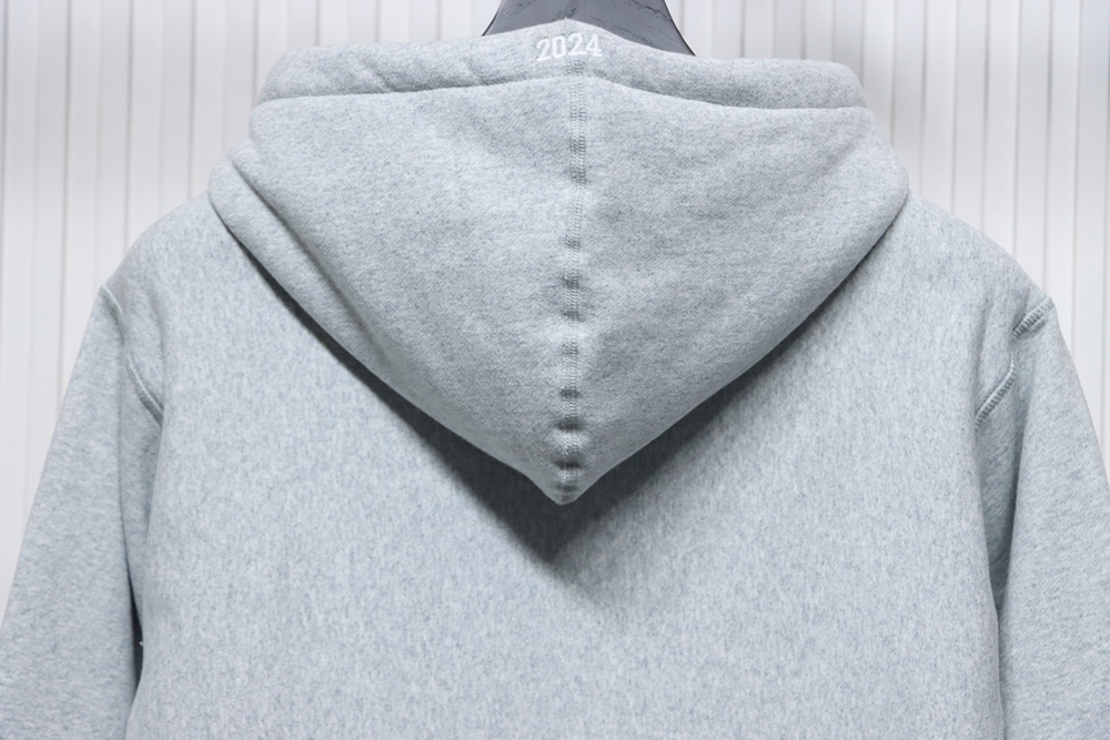 Supreme chest embroidered logo hooded sweatshirt