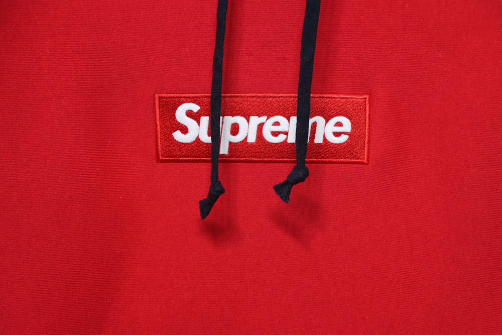Supreme chest embroidered logo hooded sweatshirt TSK2