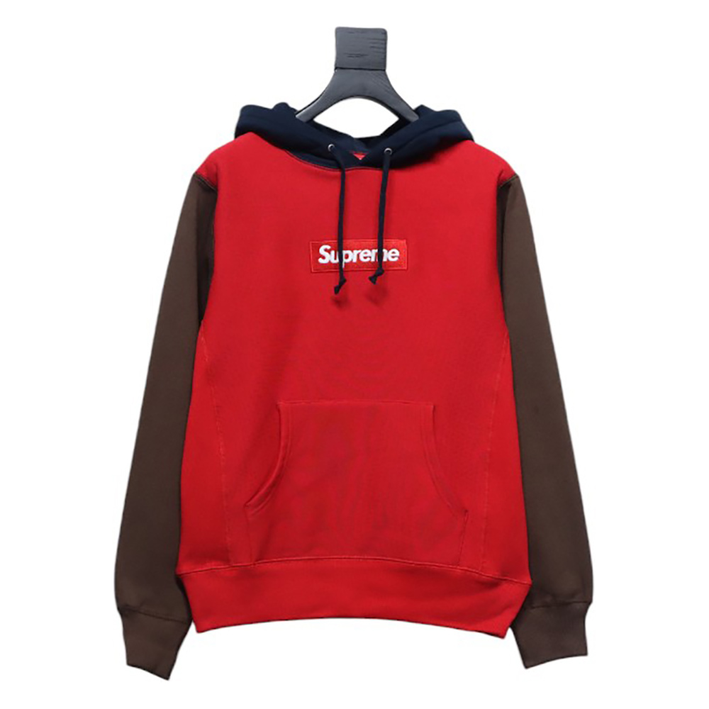 Supreme chest embroidered logo hooded sweatshirt TSK2