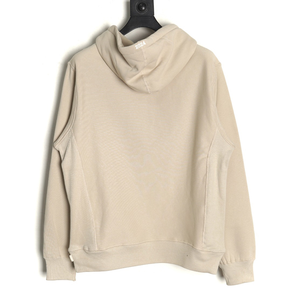 Supreme chest embroidered logo pocket hooded sweatshirt