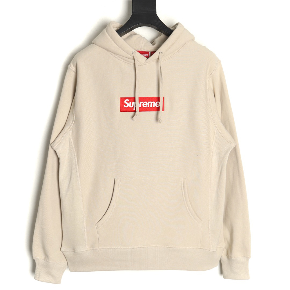 Supreme chest embroidered logo pocket hooded sweatshirt