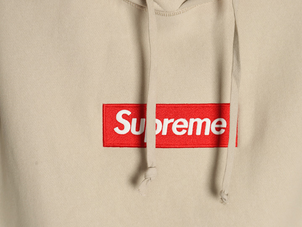 Supreme chest embroidered logo pocket hooded sweatshirt