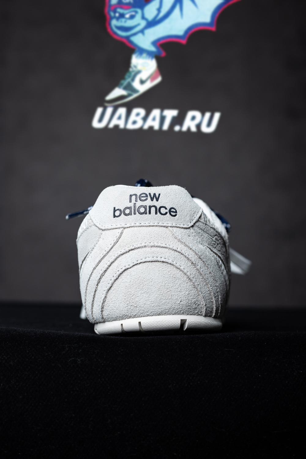 New Balance & Miu Miu 530 SL suede and mesh sneakers