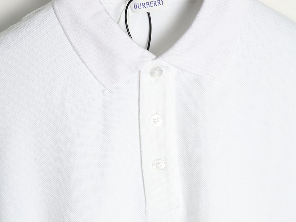 Burberry Warhorse cuff print short sleeve polo shirt