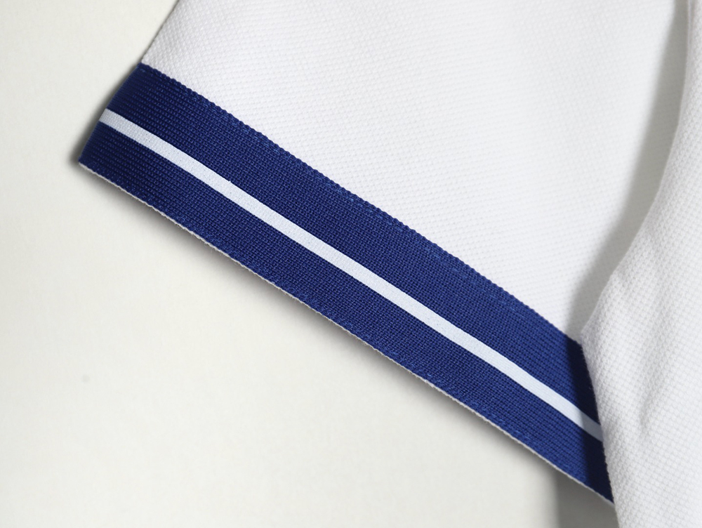 Burberry Warhorse cuff print short sleeve polo shirt
