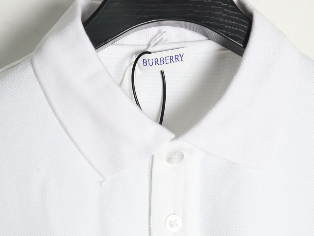 Burberry Warhorse cuff print short sleeve polo shirt