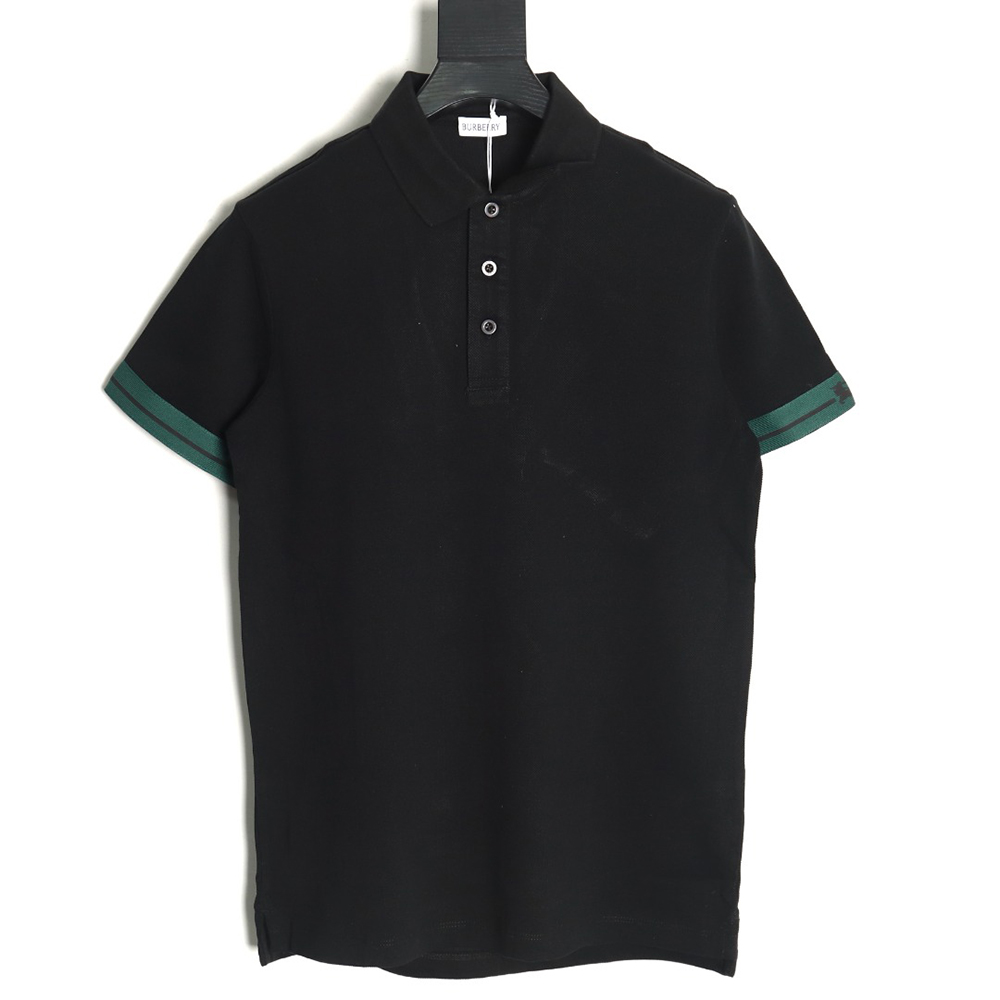 Burberry Warhorse cuff print short sleeve polo shirt TSK1