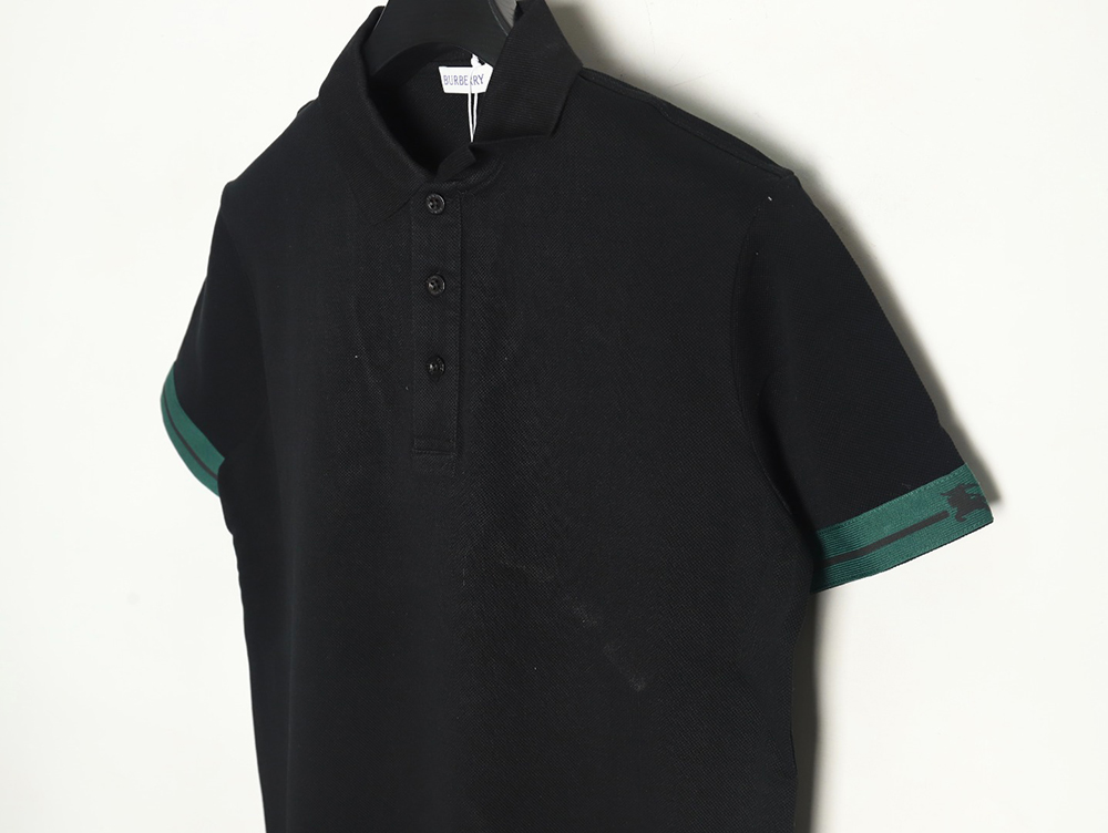 Burberry Warhorse cuff print short sleeve polo shirt TSK1