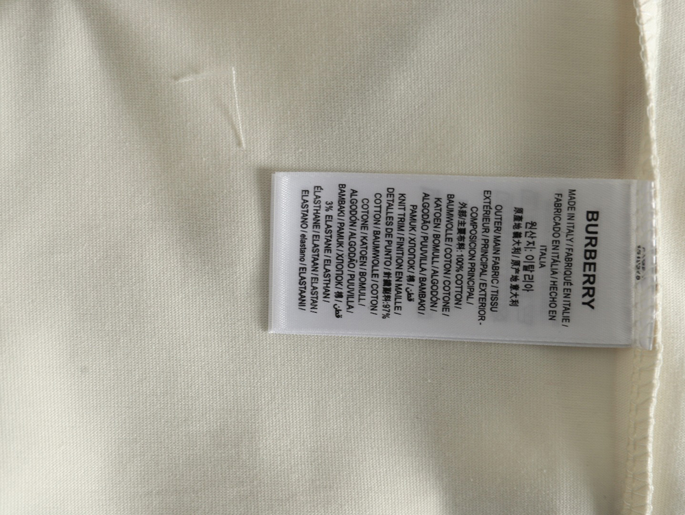 Burberry Warhorse Logo Colorblock Foam Print Short Sleeve T-Shirt