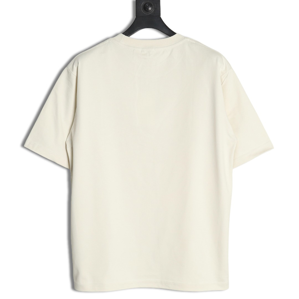 Burberry Warhorse Logo Colorblock Foam Print Short Sleeve T-Shirt