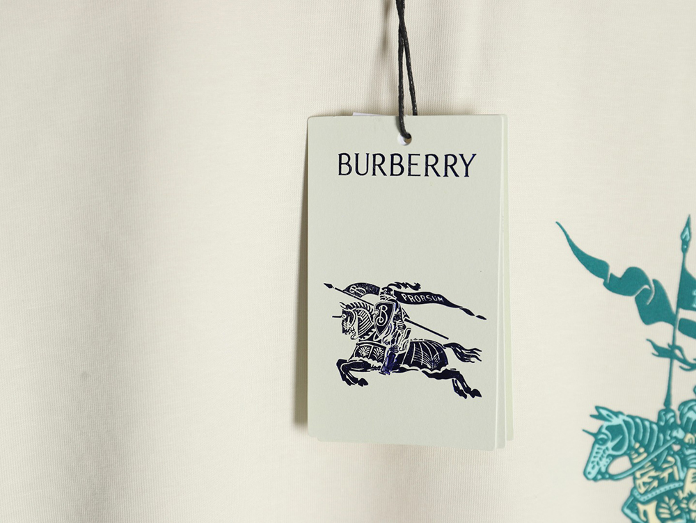 Burberry Warhorse Logo Colorblock Foam Print Short Sleeve T-Shirt