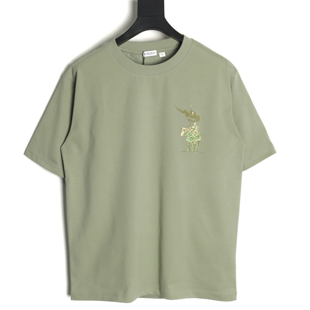 Burberry Warhorse Logo Colorblock Foam Print Short Sleeve T-Shirt TSK1