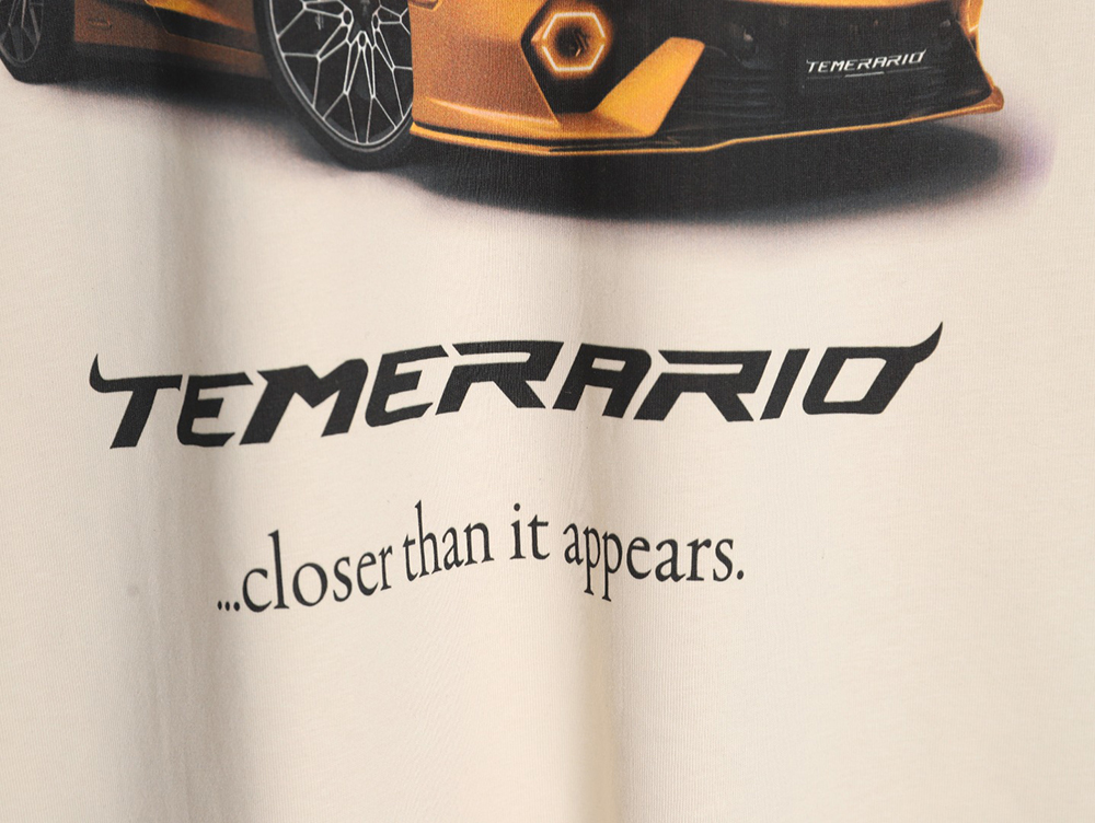 Balenciaga & Lamborghini printed short-sleeved T-shirt