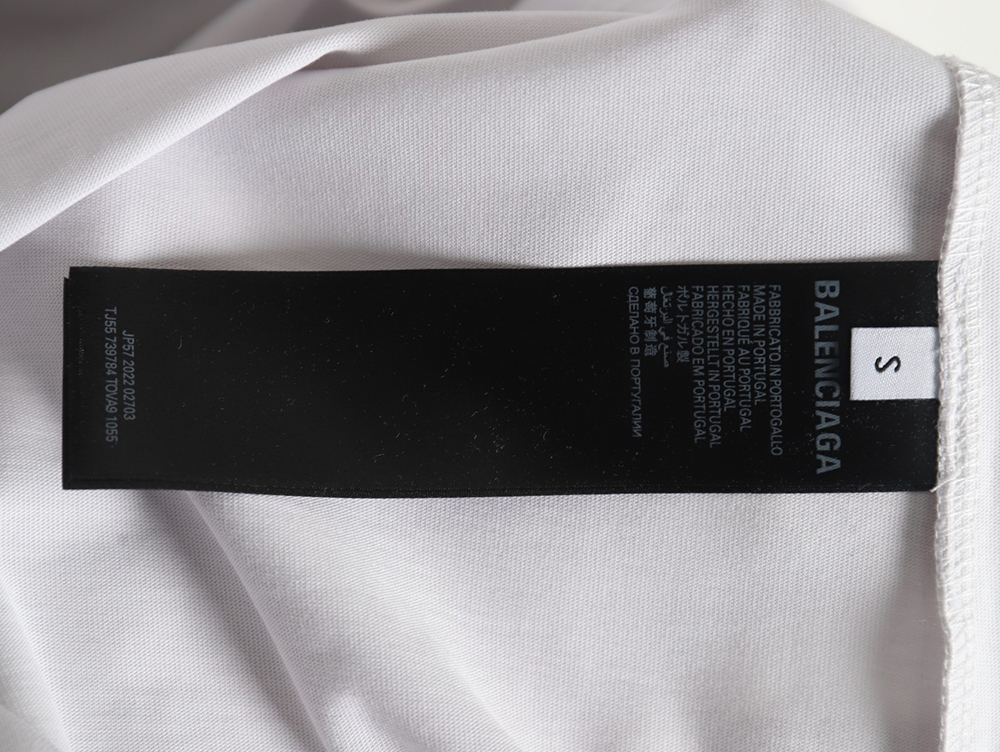 Balenciaga & Lamborghini printed short-sleeved T-shirt TSK1