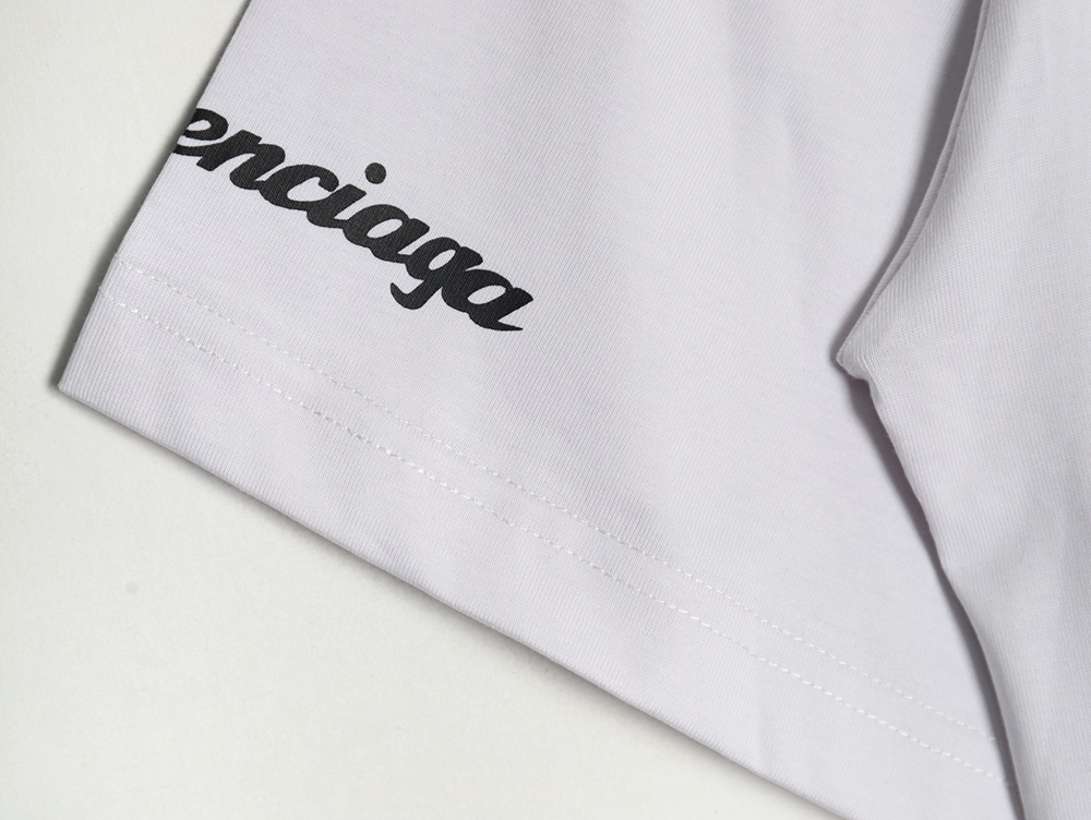 Balenciaga & Lamborghini printed short-sleeved T-shirt TSK1