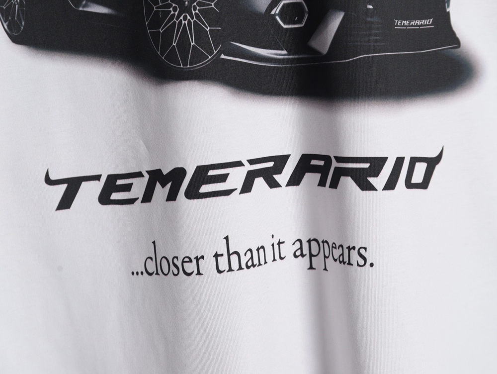 Balenciaga & Lamborghini printed short-sleeved T-shirt TSK1