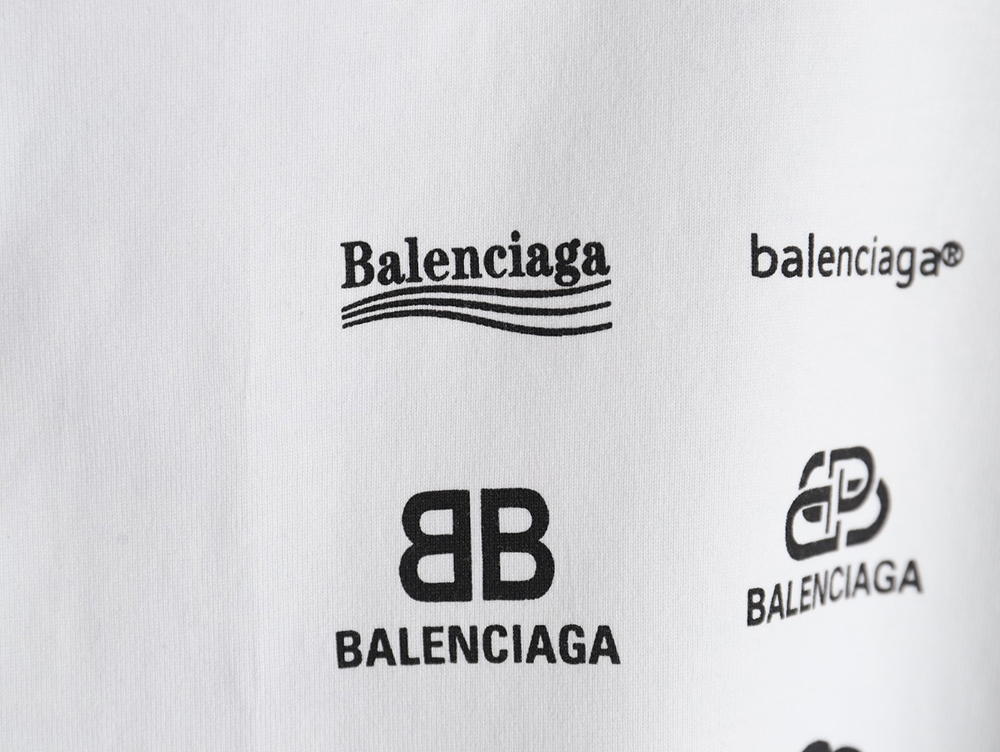 Balenciaga multilingual print short-sleeved T-shirt
